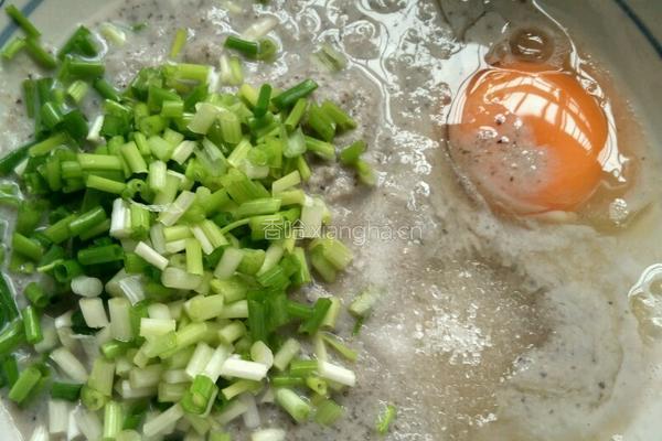 豆渣鸡蛋饼的做法图解3