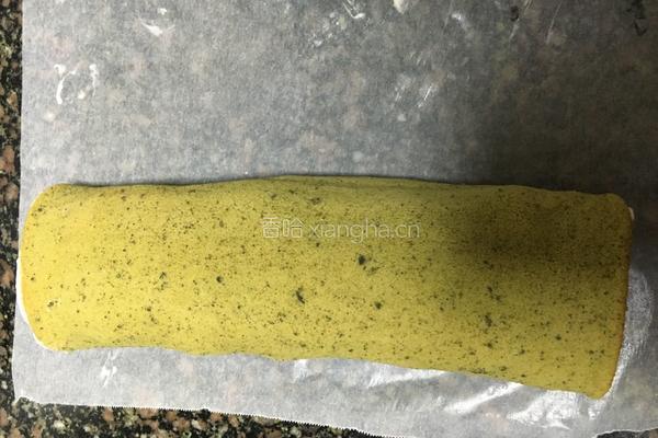抹茶火龙果戚风卷的做法图解13