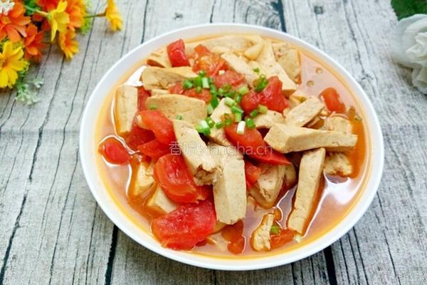 西红柿炒豆腐的做法图解16