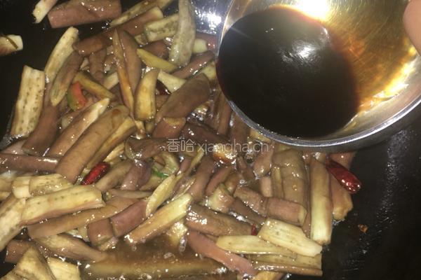 蚝油茄子的做法图解7