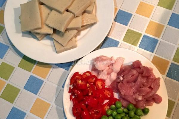 千页豆腐烧肉的做法图解2
