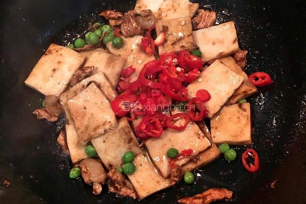 千页豆腐烧肉的做法图解4