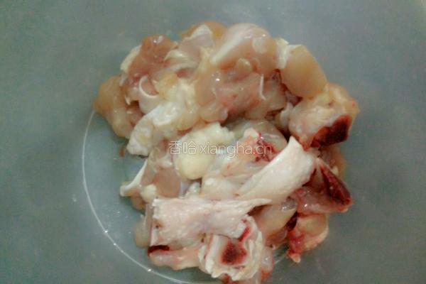 香辣鸡肉的做法图解2