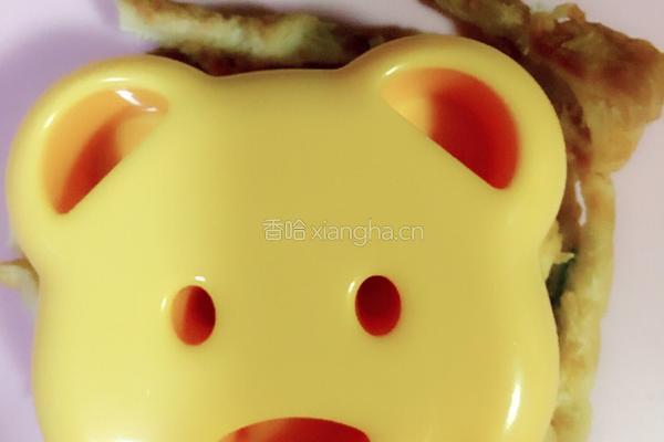小熊三明治的做法图解4