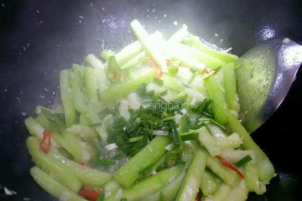 家常溜丝瓜的做法图解6