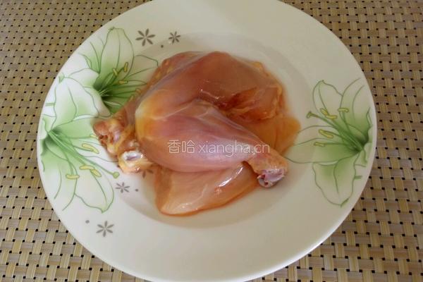 玉米牛奶炖鸡的做法图解1
