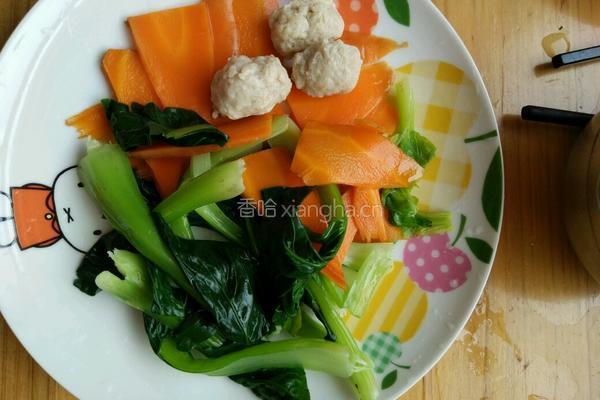 海米肉丸蔬菜面的做法图解7