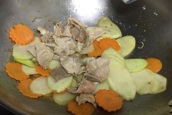 大芥蓝炒肉片的做法图解10