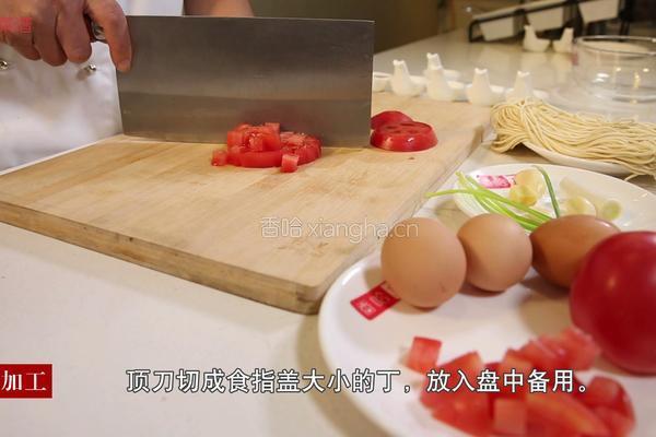 西红柿鸡蛋面的做法图解2