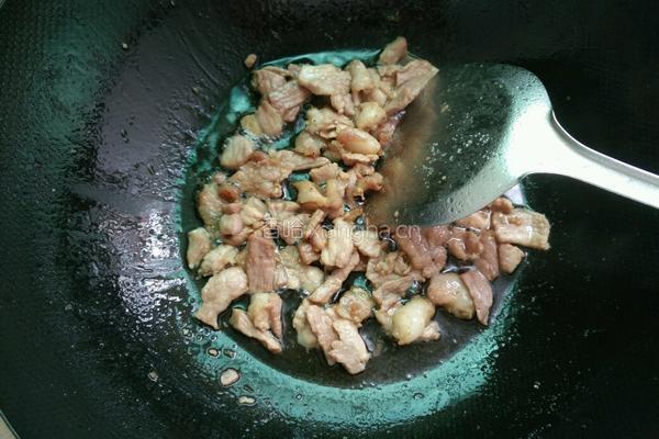 辣椒炒肉的做法图解4