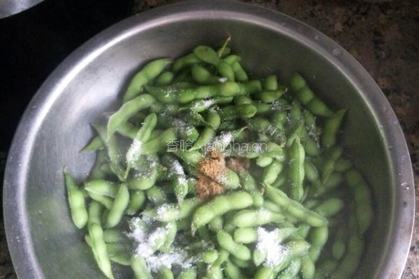 水煮毛豆的做法图解4