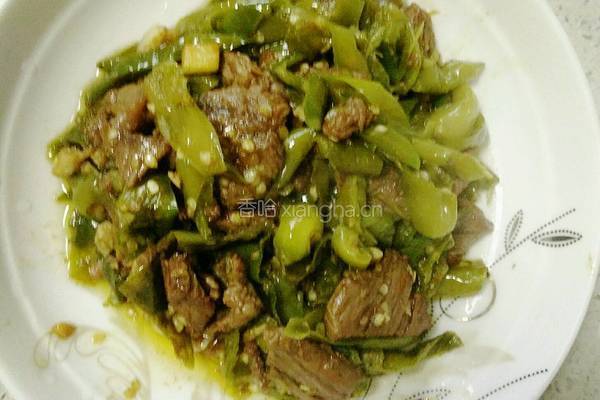 青椒牛肉的做法图解7