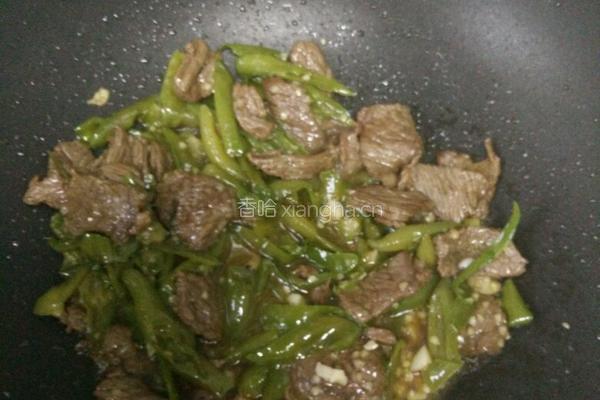 青椒牛肉的做法图解6