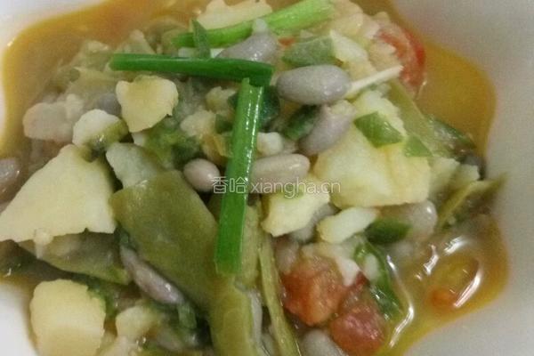 四季豆烩土豆的做法图解6