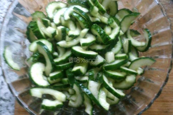 糖醋黄瓜的做法图解4