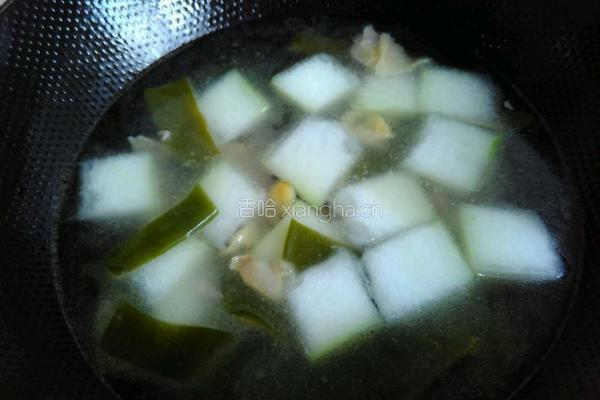 冬瓜海带咸肉汤的做法图解6