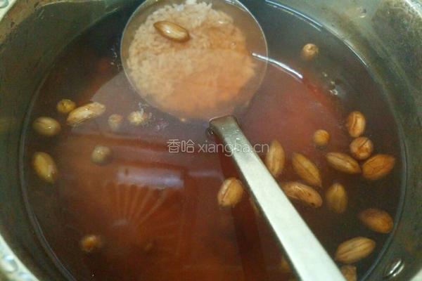 白米花生粥的做法图解4