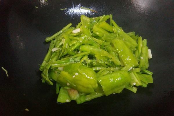 青椒压空心菜杆的做法图解6