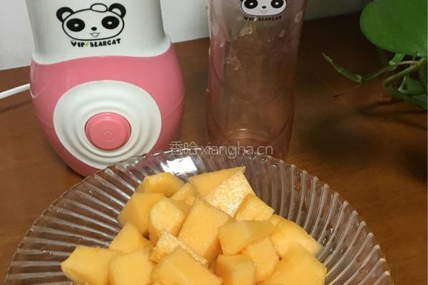 哈密瓜汁的做法图解4