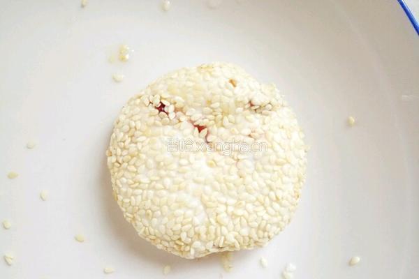 麻香红豆糯米饼的做法图解7