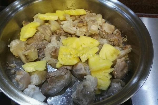 菠萝猪手的做法图解2