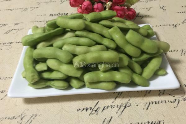 盐水香辣毛豆的做法图解3