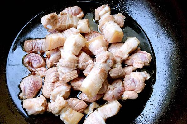 香辣干烧肉的做法图解3