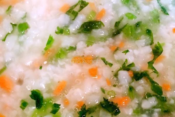 芹菜牛肉粥的做法图解5