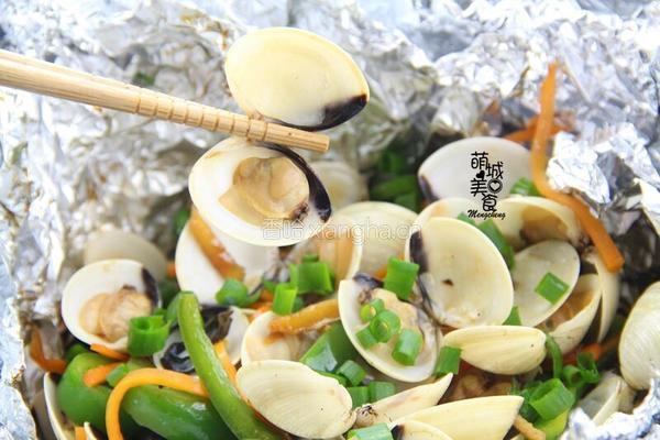 锡纸烤白贝的做法图解10