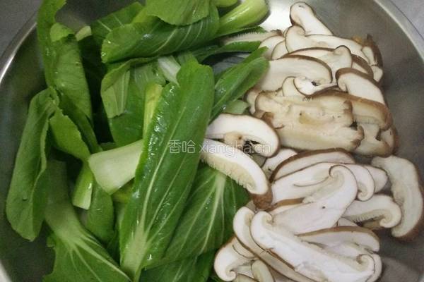 香菇青菜饭的做法图解3