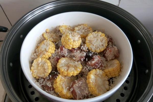 糯米排骨蒸饭的做法图解7