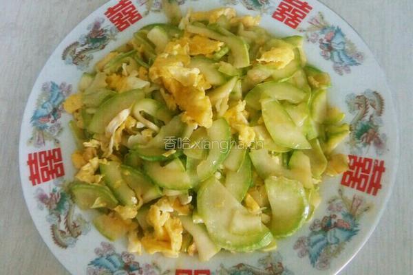 角瓜炒鸡蛋的做法图解9