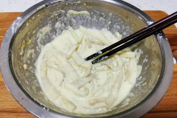 茄子饼的做法图解3