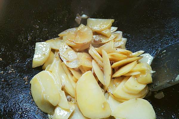 肉丁土豆片的做法图解8