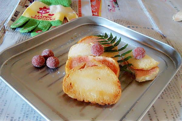 黄金果酱馒头片的做法图解11