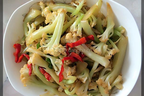干煸有机花菜的做法图解7