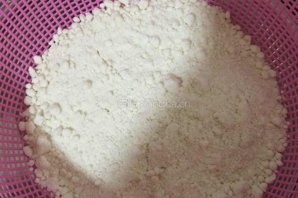 红豆馅桂花松糕的做法图解4