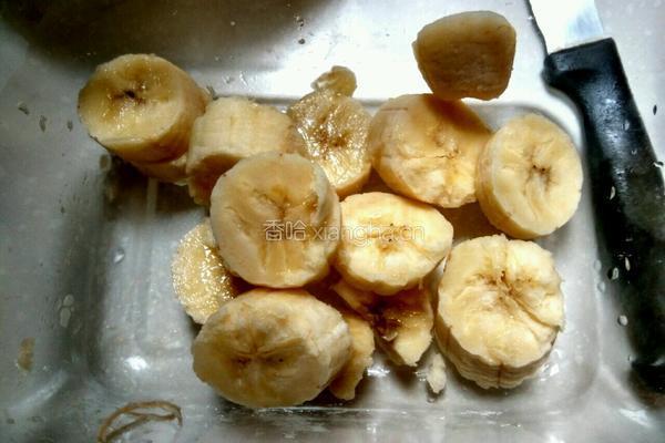 香蕉巧克力奶松饼的做法图解2