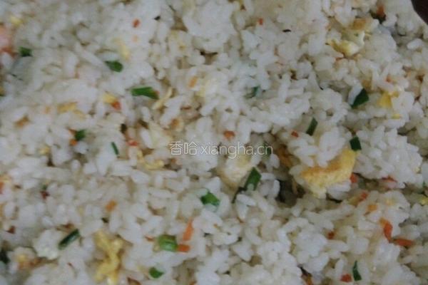 虾仁蛋炒饭的做法图解5