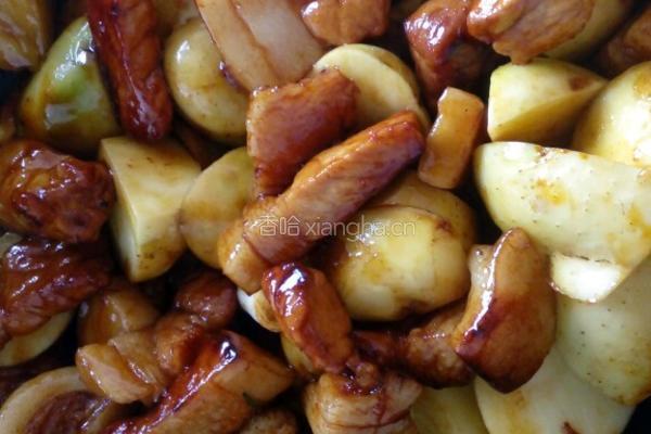 红烧肉炖土豆的做法图解3