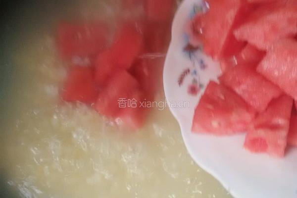 西瓜粥的做法图解4