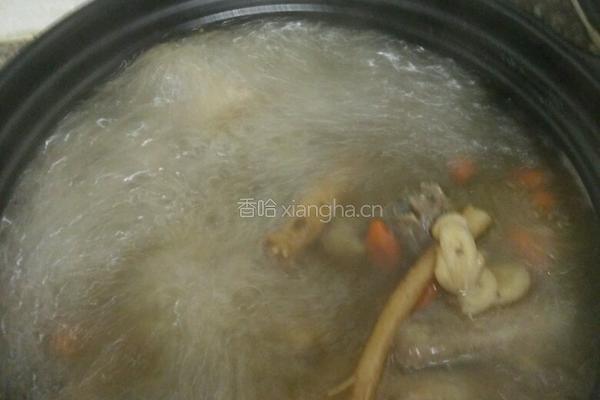 龙骨炖鸽子的做法图解4