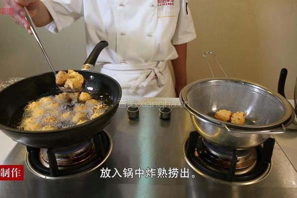 炸素丸子的做法图解4