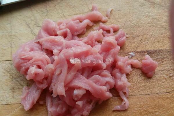 五彩酱拌肉丝面的做法图解1