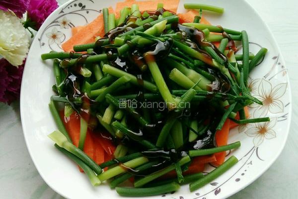 蚝油蒜台的做法图解6