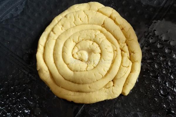 芒果玉米面饼的做法图解7
