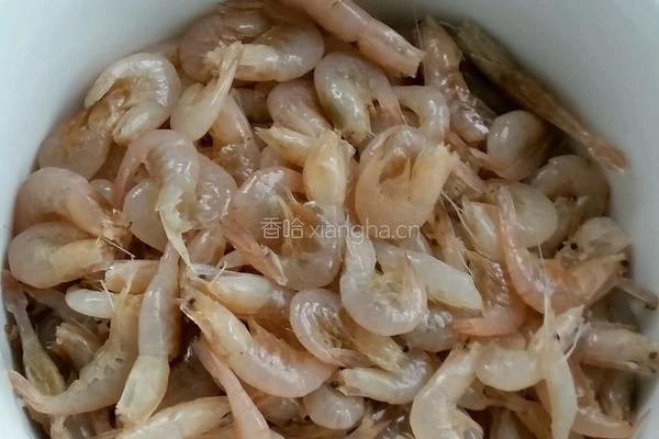 白米虾饼的做法图解2