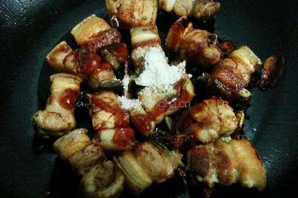 红烧粉丝五花肉的做法图解5