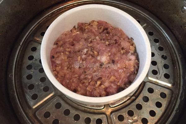 番茄蒸肉饼的做法图解4