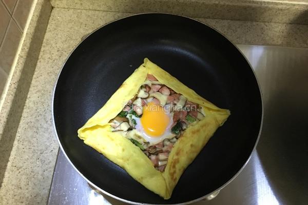 火腿可丽饼的做法图解8